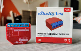 Shelly Plus 1PM relais Wi-Fi mesure puissance domotique Maroc — Domoclick.ma