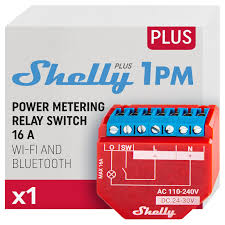Shelly Plus 1PM câblage domotique Maroc — Domoclick.ma