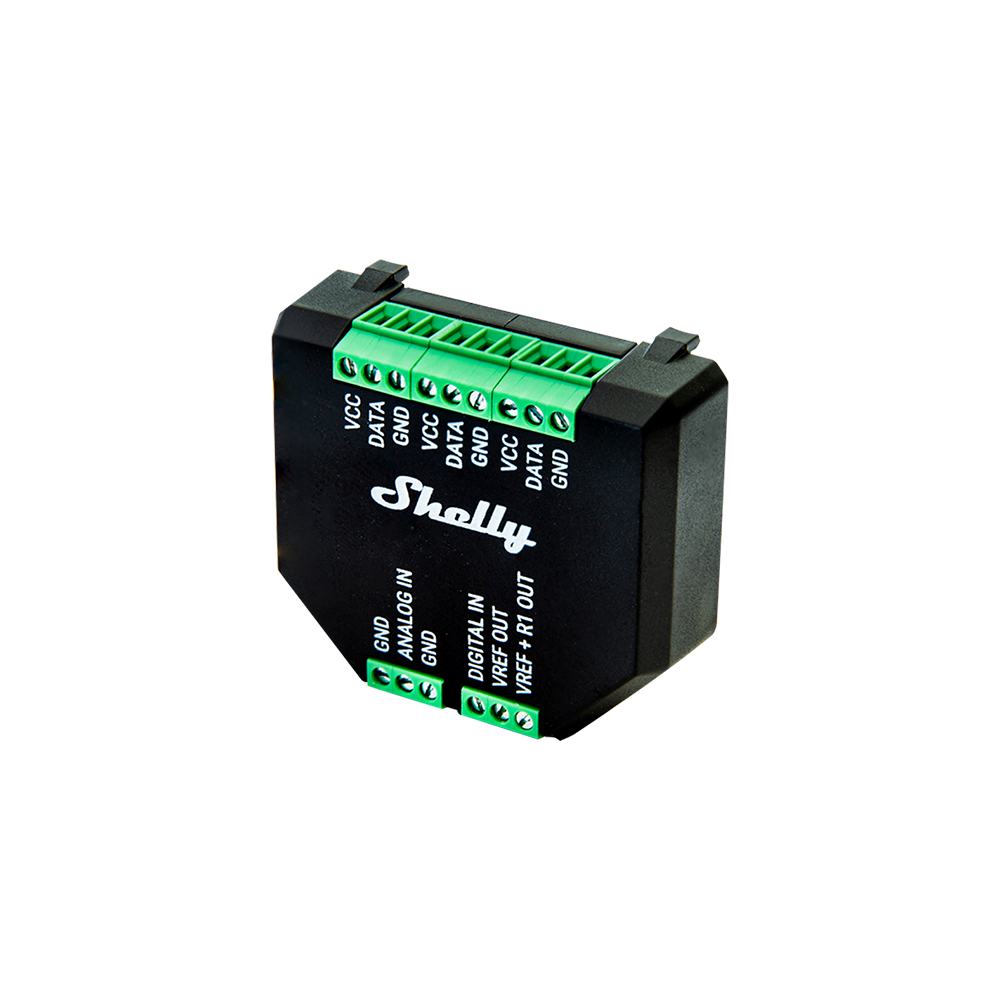 Shelly Plus Add-on schéma connexion — Domoclick.ma