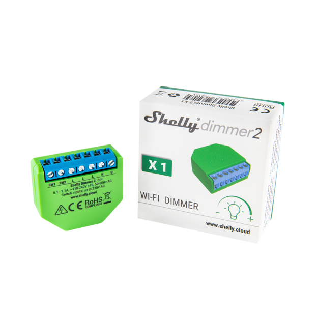 Shelly Dimmer 2 câblage sans neutre — Domoclick.ma