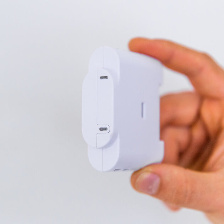 Shelly 3EM installation rail DIN tableau — Domoclick.ma