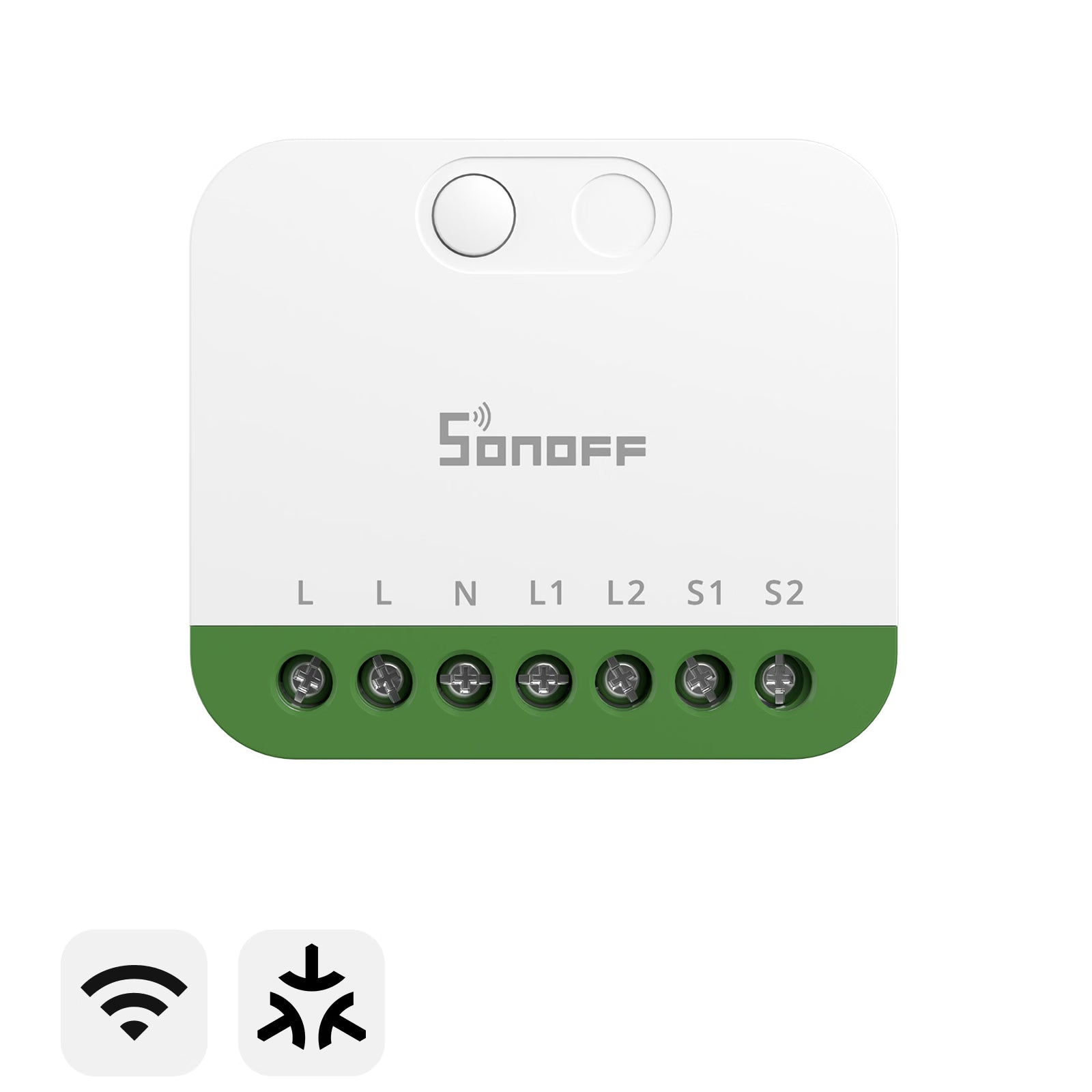 Sonoff MINI-2GS Maroc – Module Double WiFi Matter Domoclick pour Domotique Intelligente
