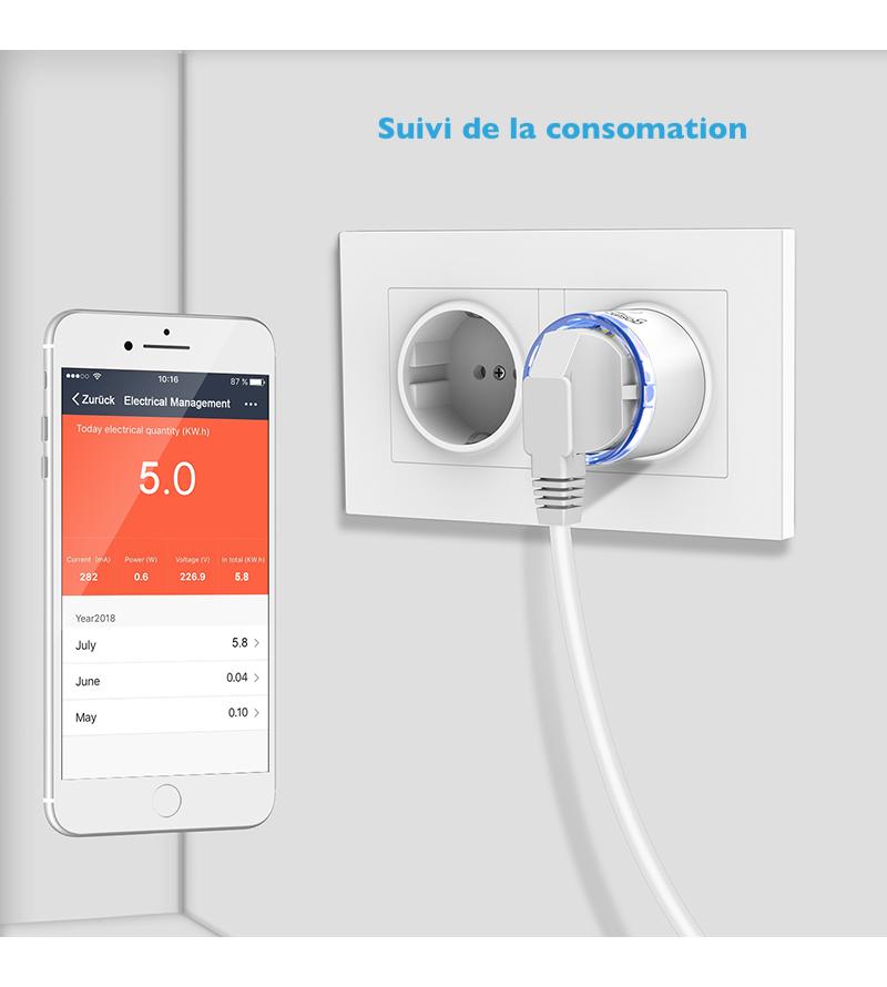 Prise connectée 20A Tuya