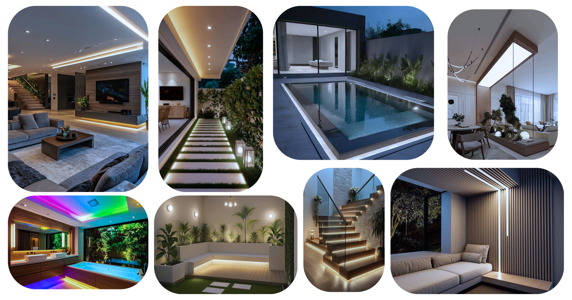 Eclairage intelligent interieur exterieur multiroom connecte maroc